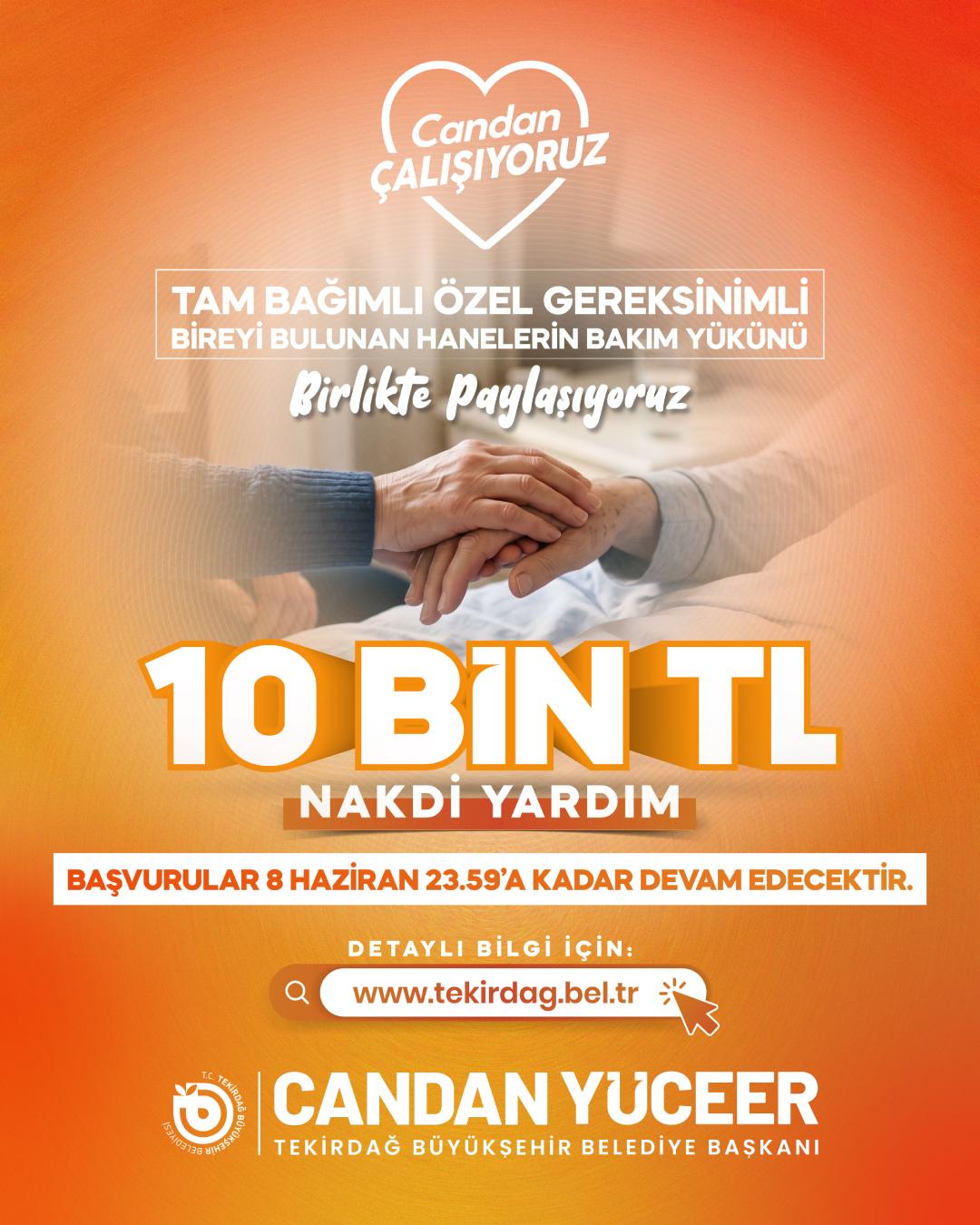 Sosyal yardım başvurusu
